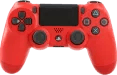 Red PS4 controller for the electronics industry