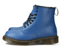 Blue Dr. Martens shoes for the shoes and accessories industry