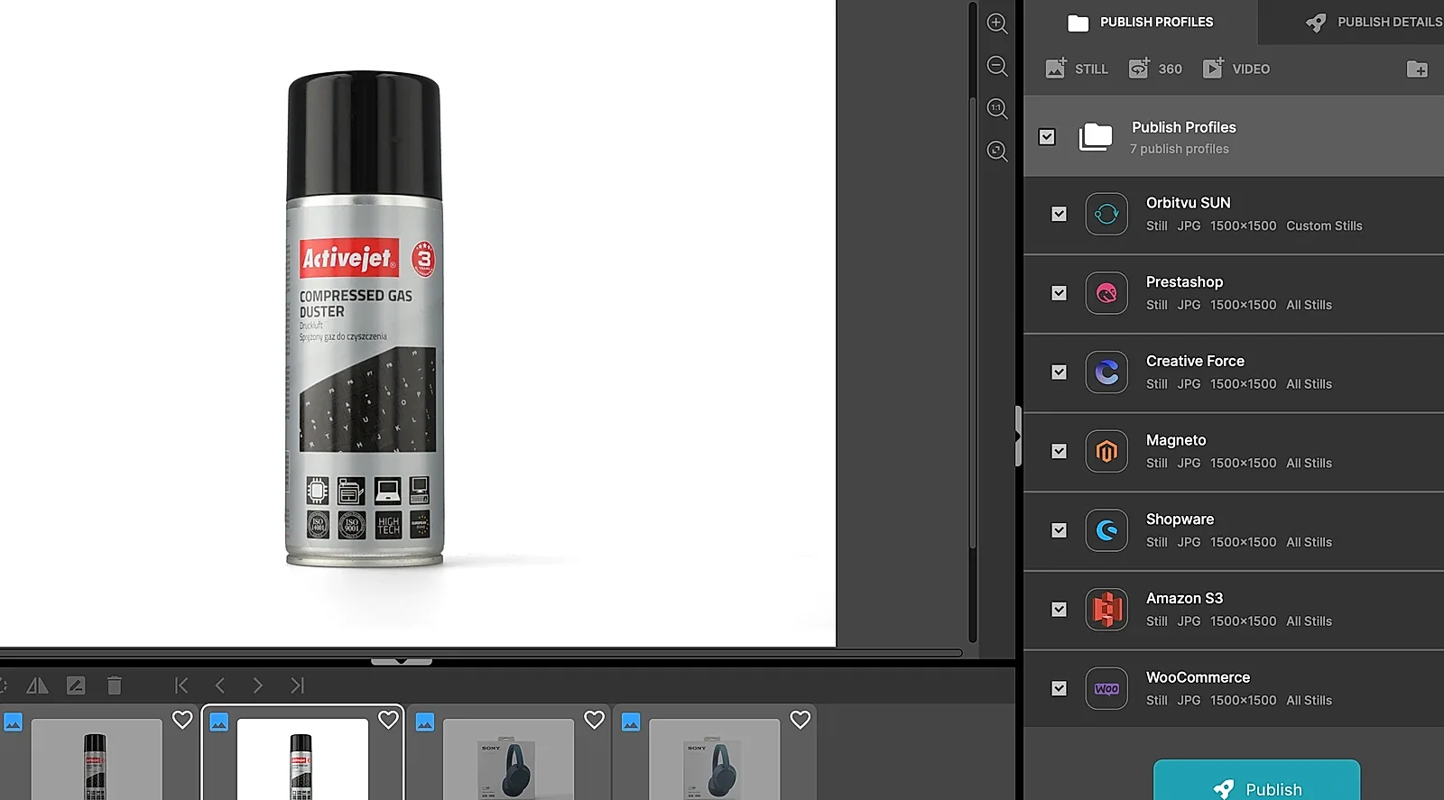 Publishing to ERP and PIM workflow preview