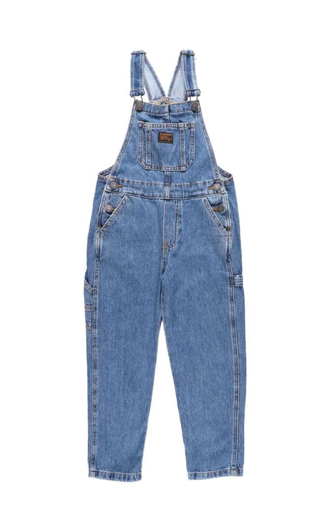 Classic blue denim bib overalls