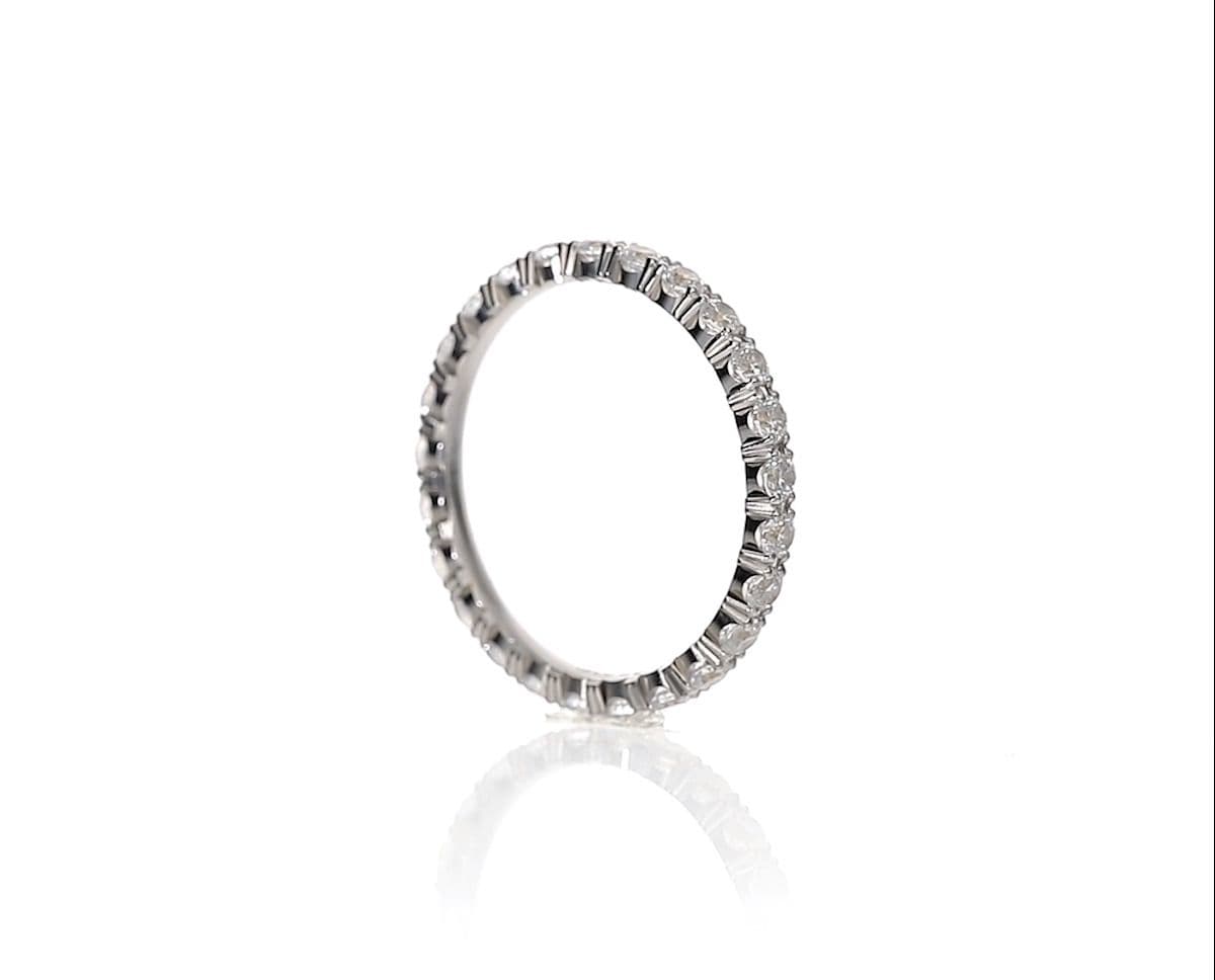 Diamond white ring video