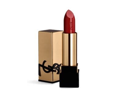 YSL Rouge Pur Couture lipstick in red with gold case