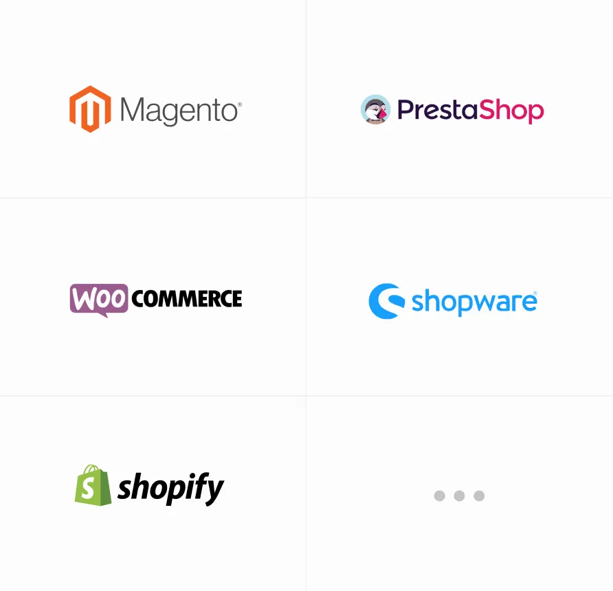 E-commerce Platform Integration Logos