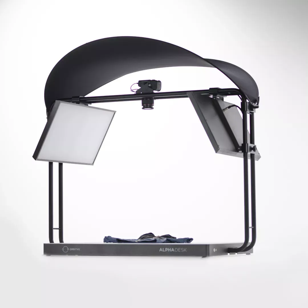 Alphadesk automated product photography studio specification preview