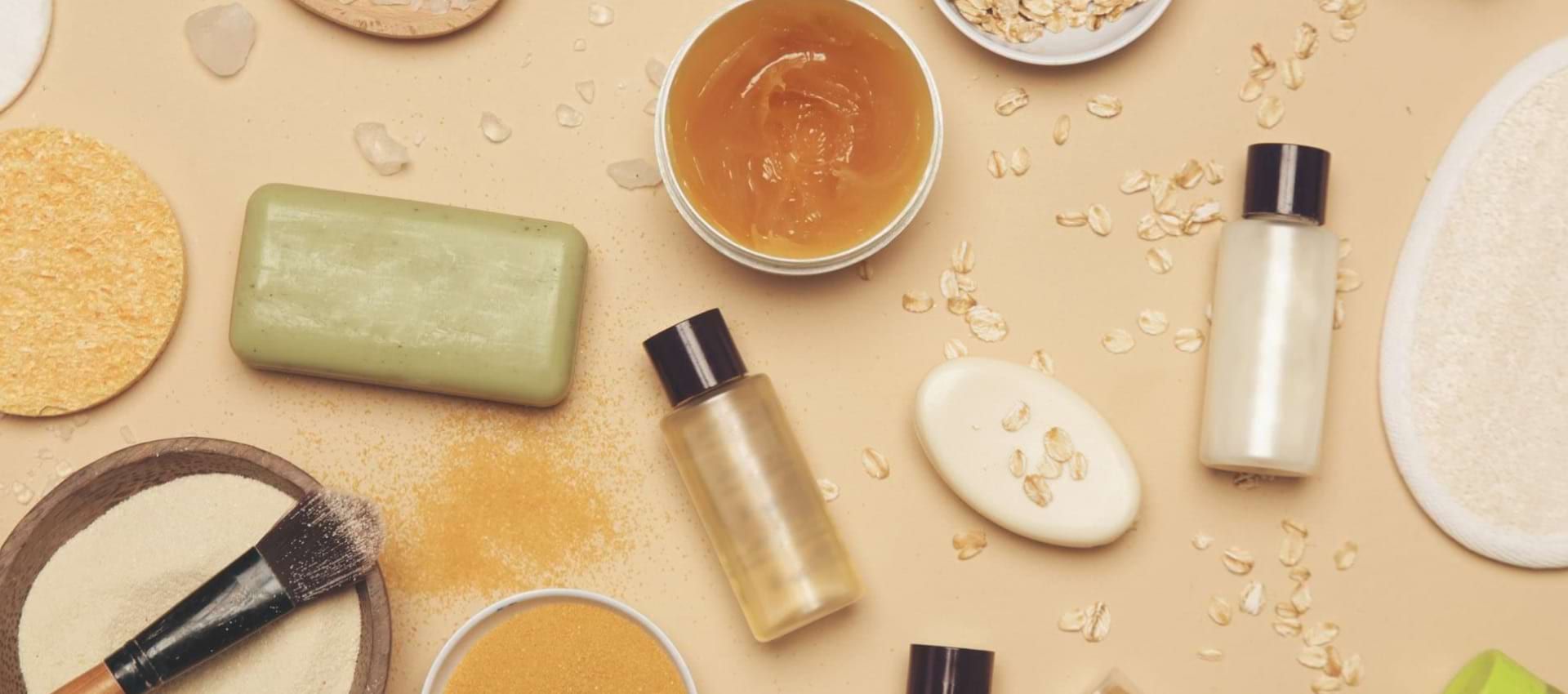 An example of a creative flat lay photoshoot