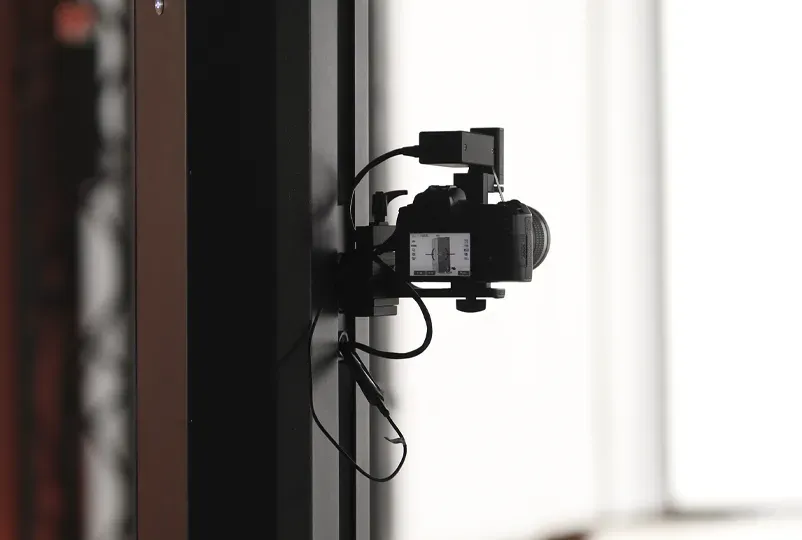 Digital Camera Mounted on Automated Studio Rig