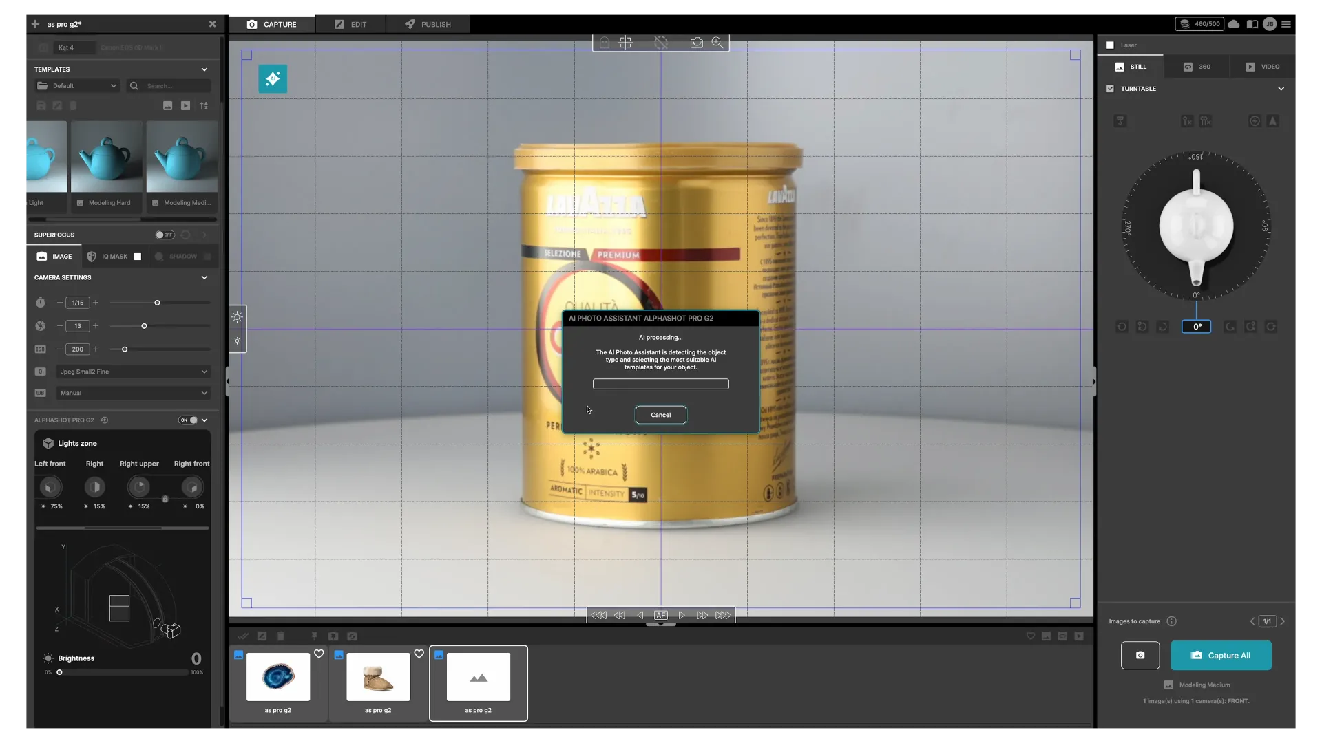 AI Photo Assistant Processing 