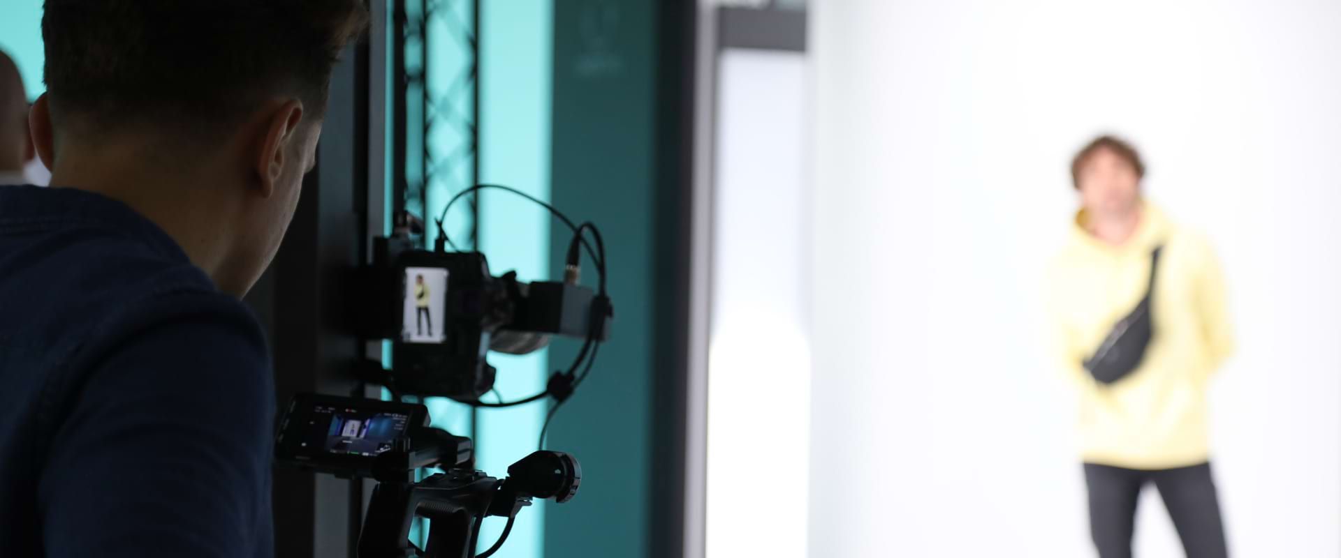 Photo Session: Camera Operator and the Model Photo Session: Camera Operator and the Model