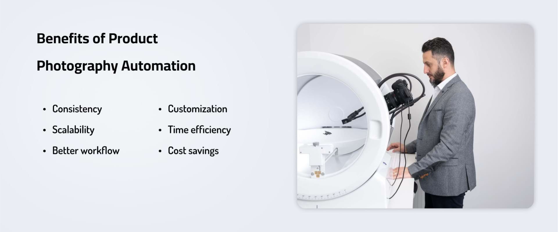 Benefits of Product Photography Automation Benefits of Product Photography Automation