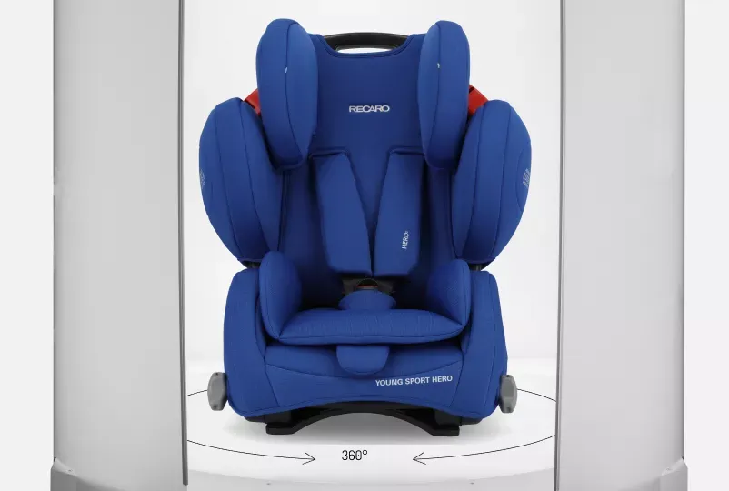 Recaro Young Sport Hero Child Car Seat in Blue