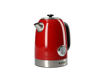 Electric Kettle Red Vintage Style