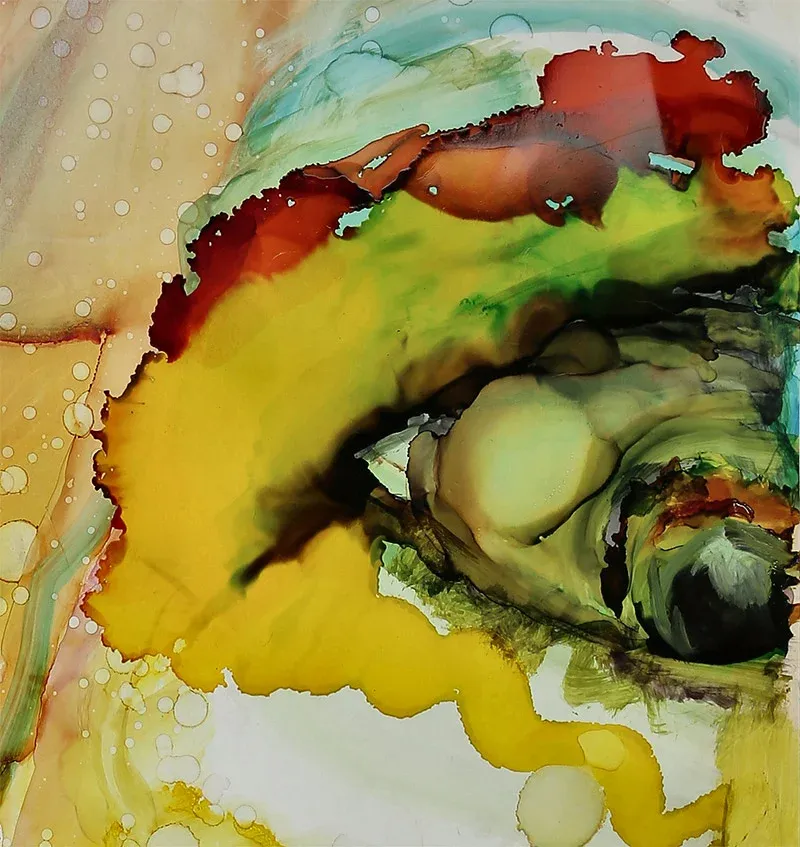 Sample of zoomed in detail to create new artwork