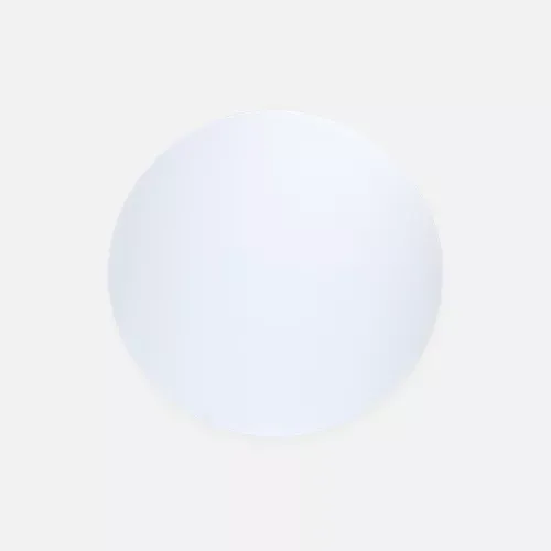 White Acrylic Turntable Disk with No Markings