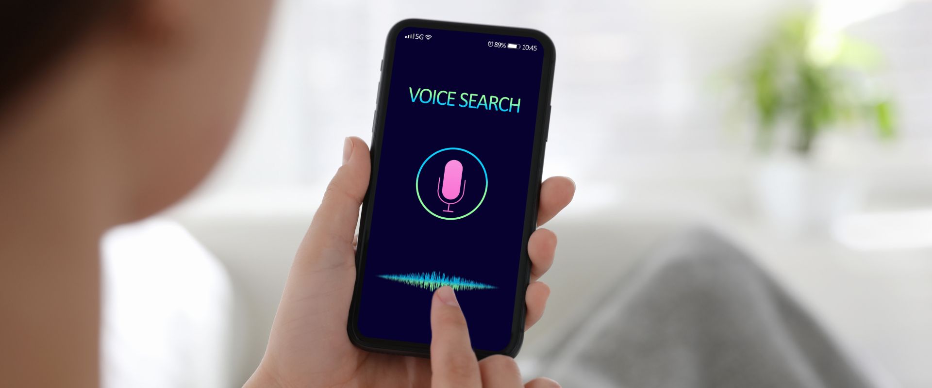 Voice search illustration Voice search illustration
