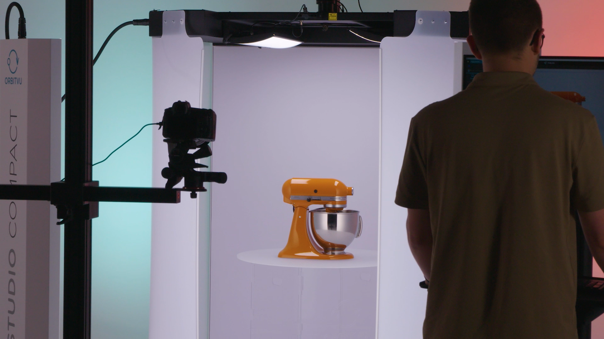 Yellow Stand Mixer Product Photo Shoot Studio