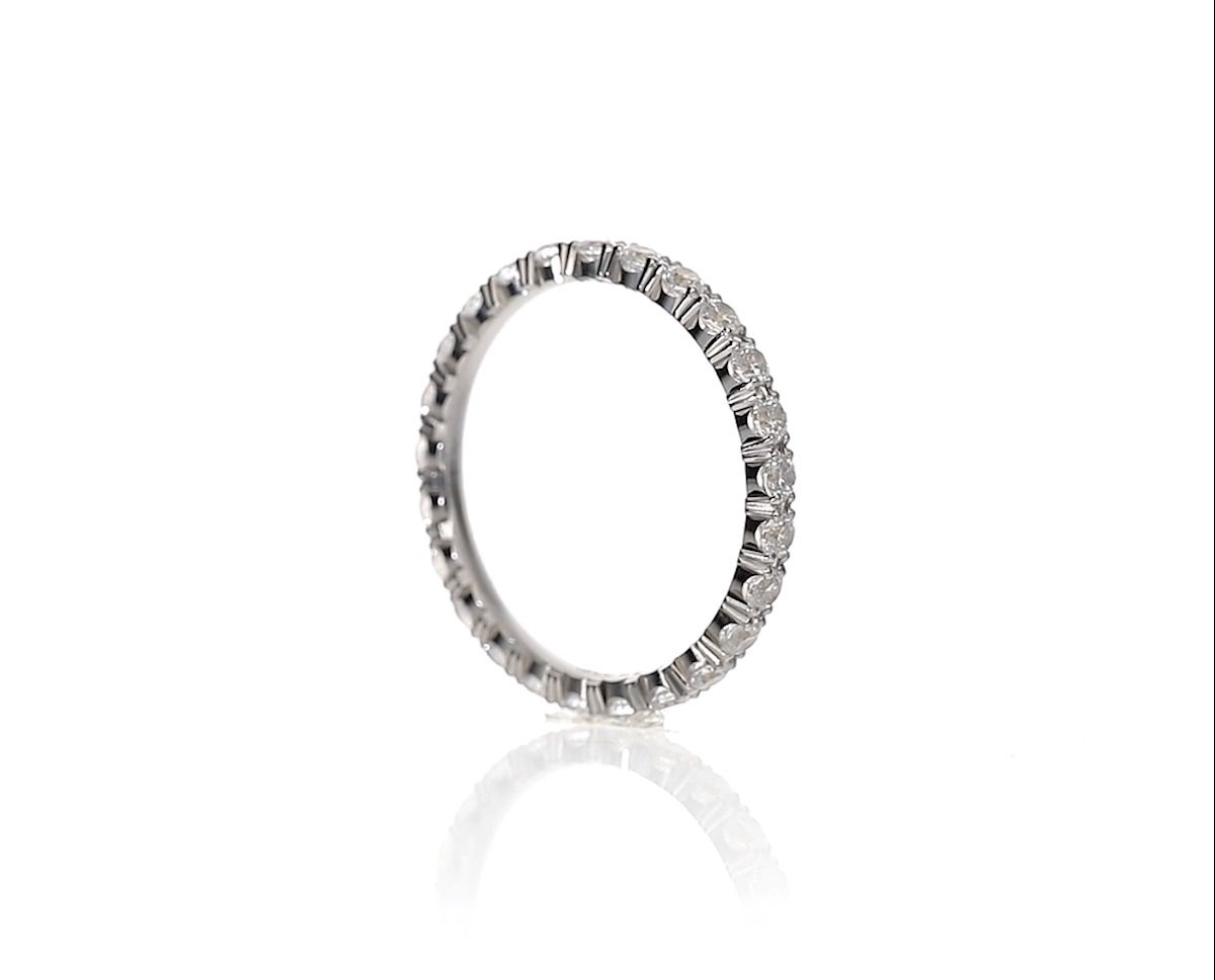 Diamond White Ring