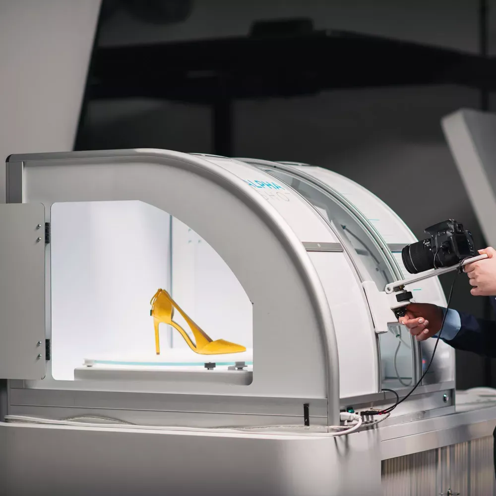 Yellow High Heel Shoe