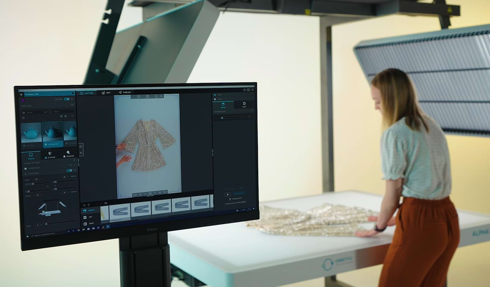 Orbitvu Alphastudio Flat Lay Apparel Photography Workstation