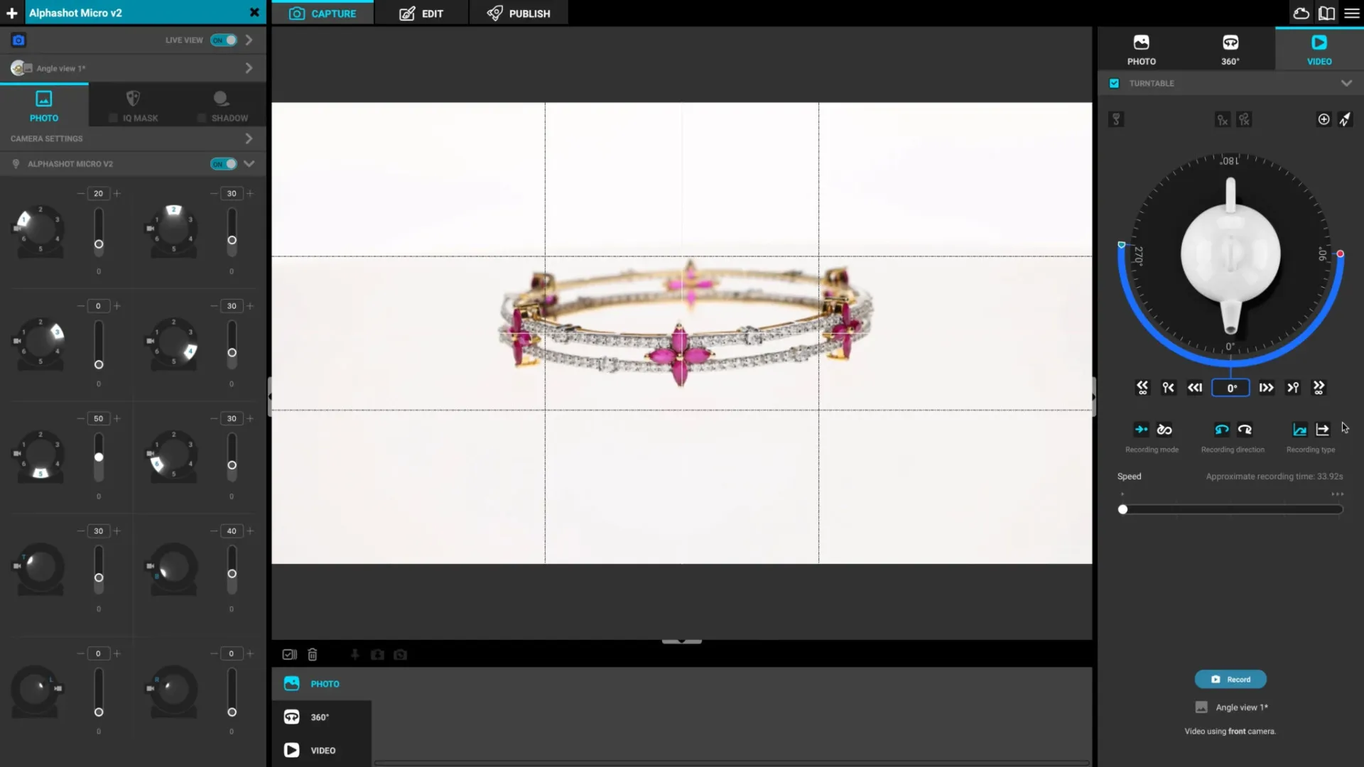 Orbitvu Station - control the quality of the recorded video