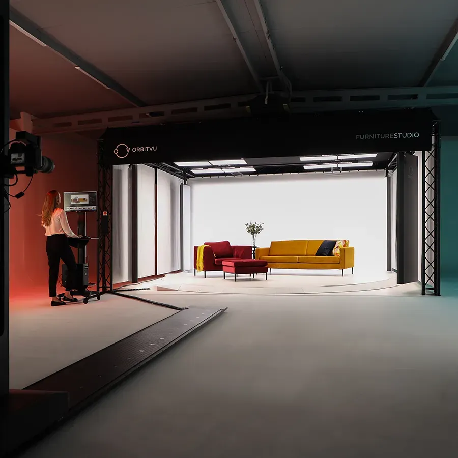 Full View of Professional Furniture Studio Setup