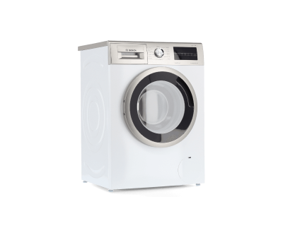 Washing Machine Front Load White Silver