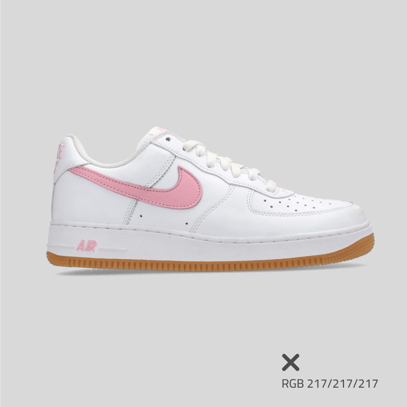 nike sneaker gs1 background example - wrong side
