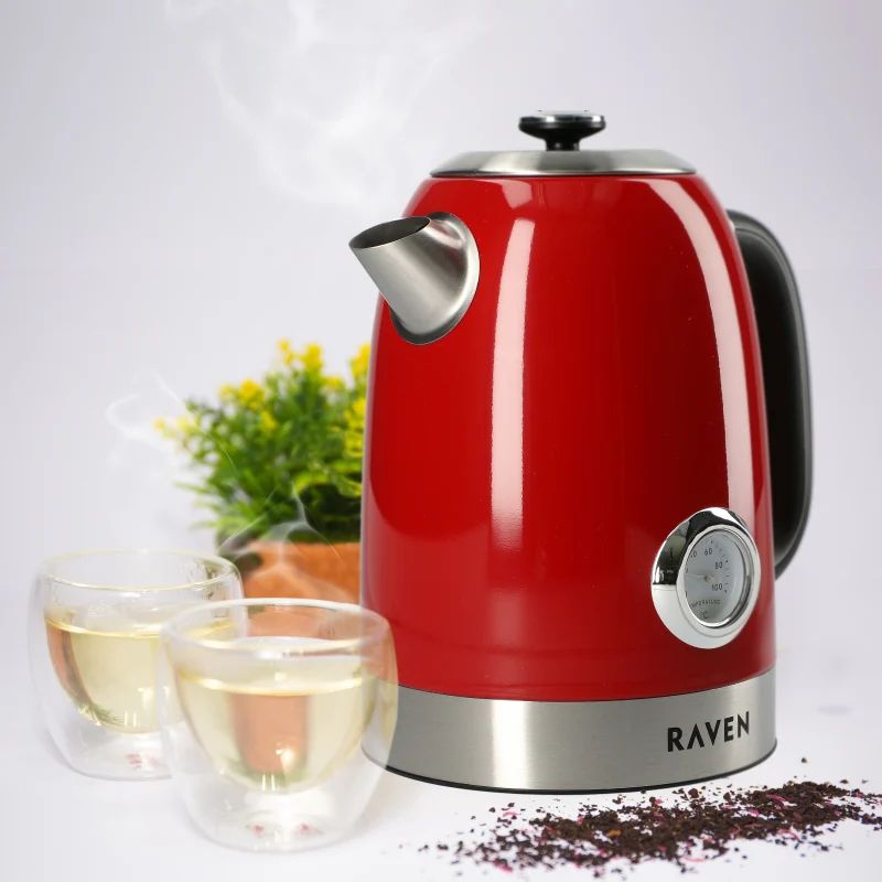 Still life product photography - red kettle Still life product photography - red kettle