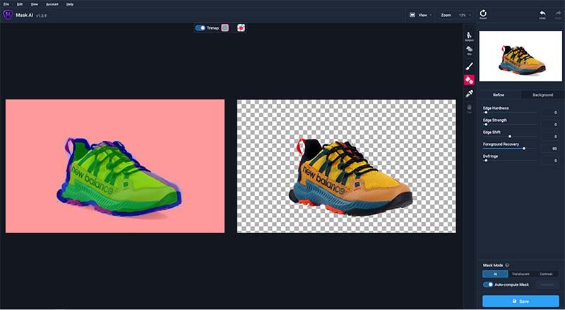 Photoshop background removal tool