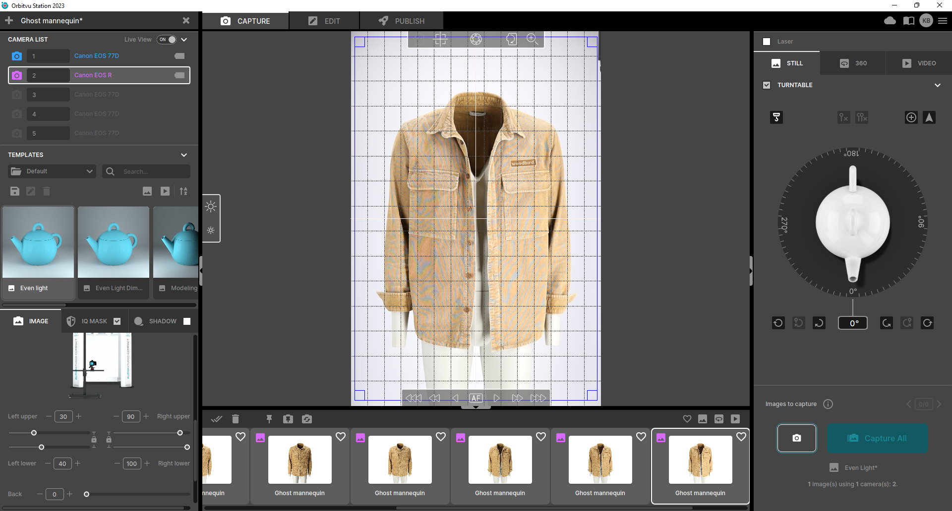 A quick look into Orbitvu Station software A screenshot from Orbitvu Station software