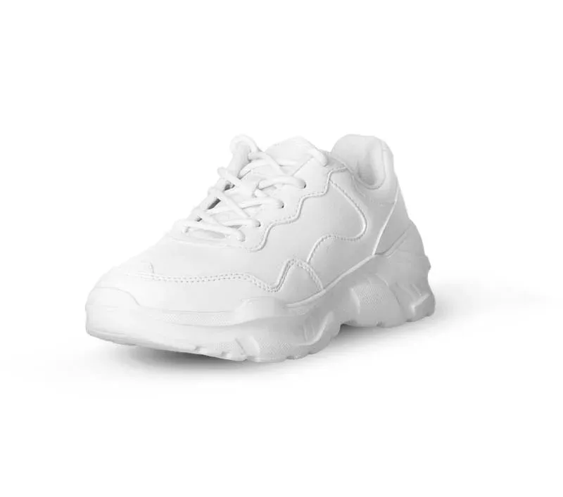 Photograph of a white shoe with contrast issues Photograph of a white shoe with contrast issues