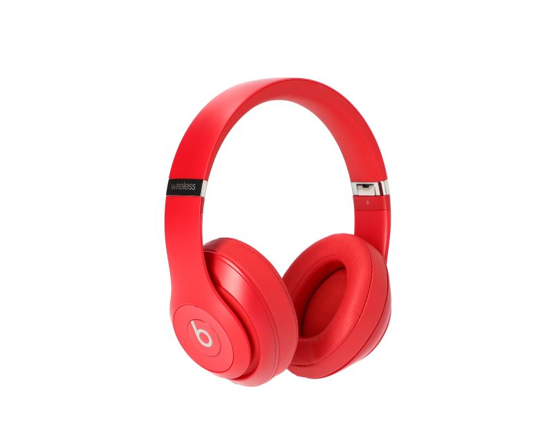 Red Wireless Over-Ear Headphones