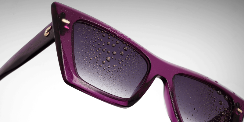 a detailed shot of sunglasses 
