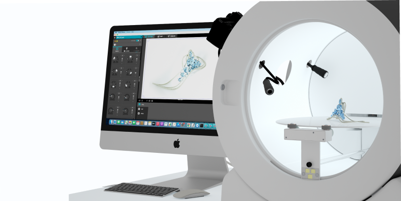 a piece of jewelry shot in Orbitvu's Alphashot Micro