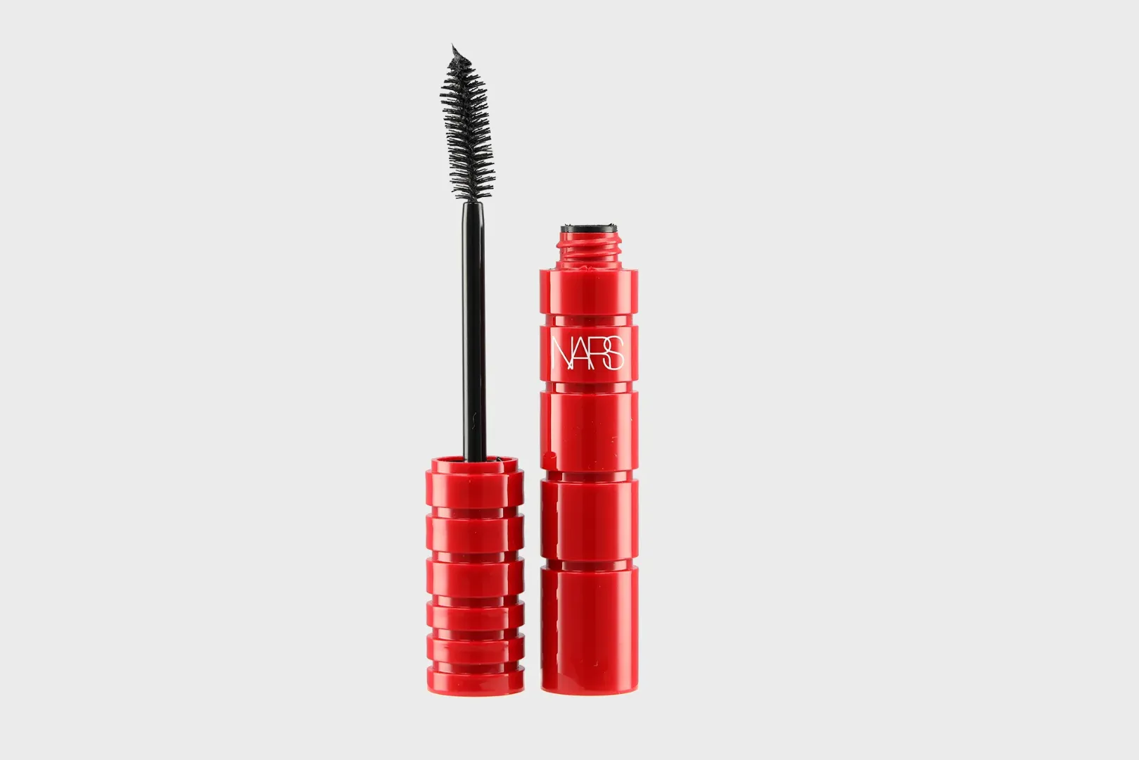 NARS Climax Mascara Red Tube and Brush Still Life