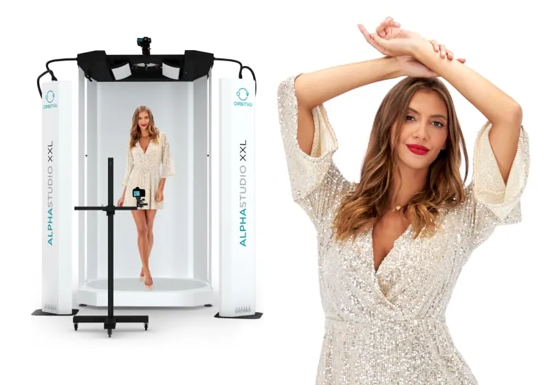 Model photographed in Alphastudio XXL
