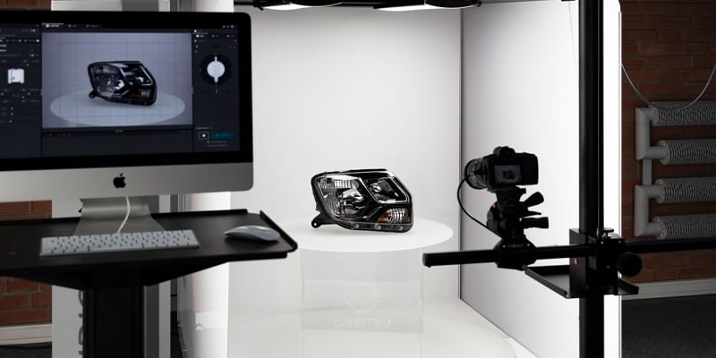 Car parts photo session with Orbitvu solutions