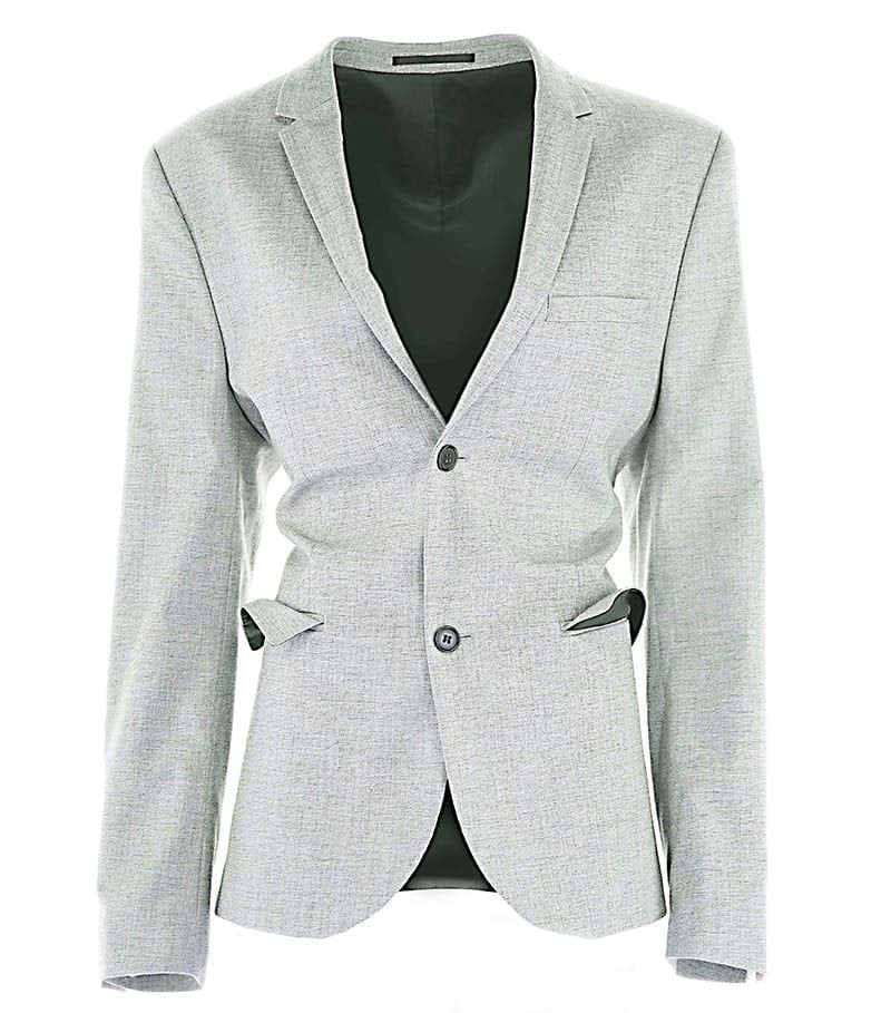 Too much post-processing - example jacket photo