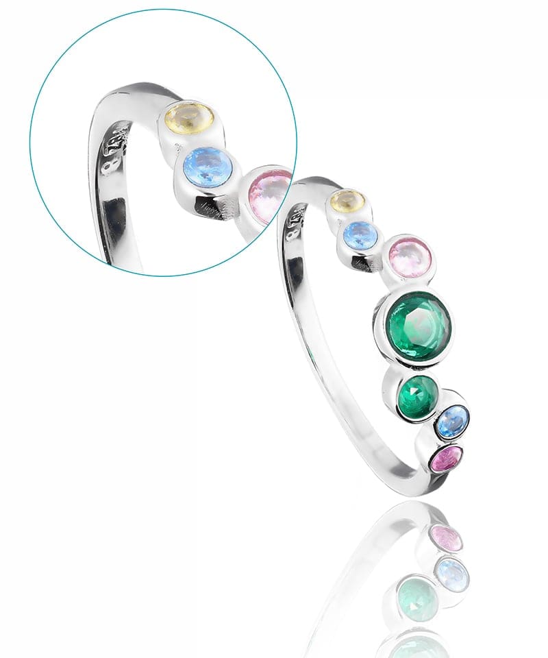 Jewelry product photography after intensive smoothing
