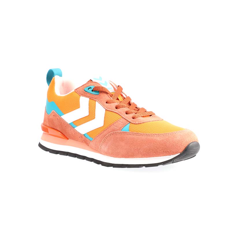 Orange shoe without background removal, overexposed