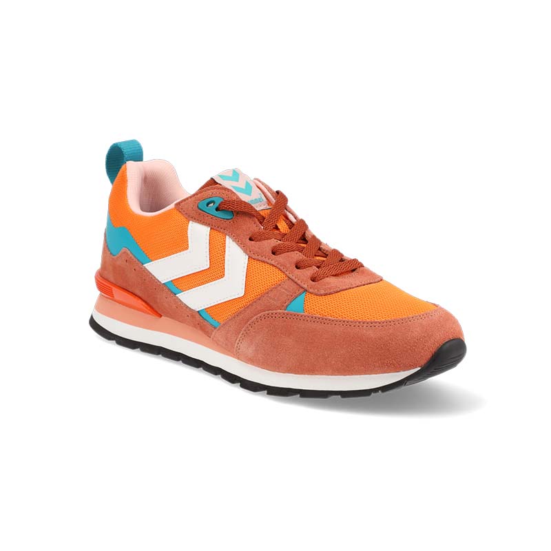 Orange shoe - 45-degree view
