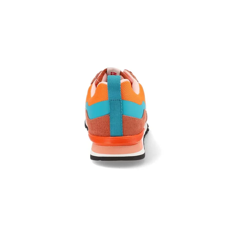 Orange shoe - back view