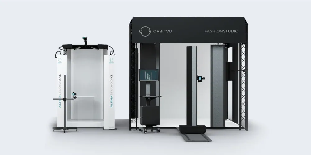 Selection of Orbitvu devices suitable for ghost mannequin photography