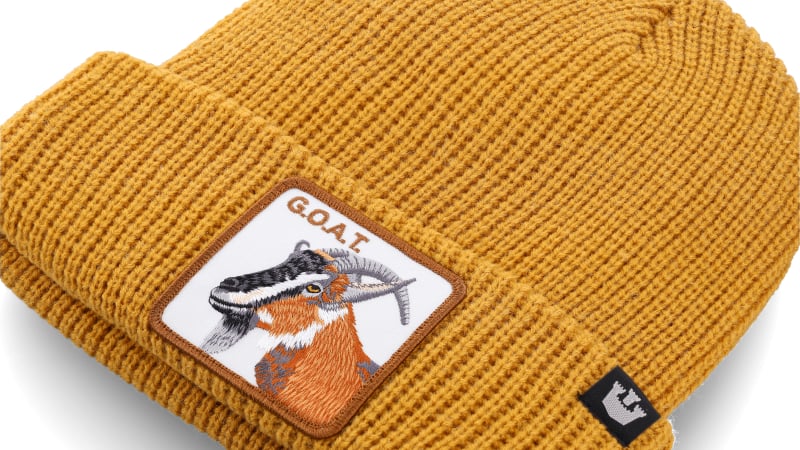 Photo showing the texture of a winter hat