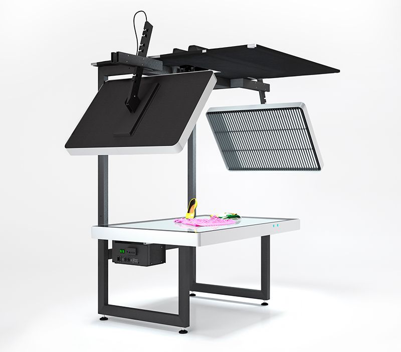 automated flat lay photography studio