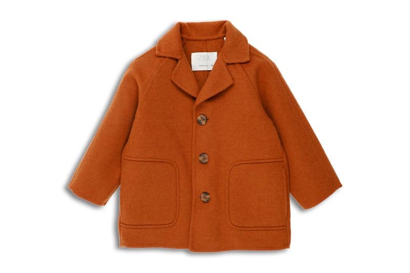 coat flat lay photography