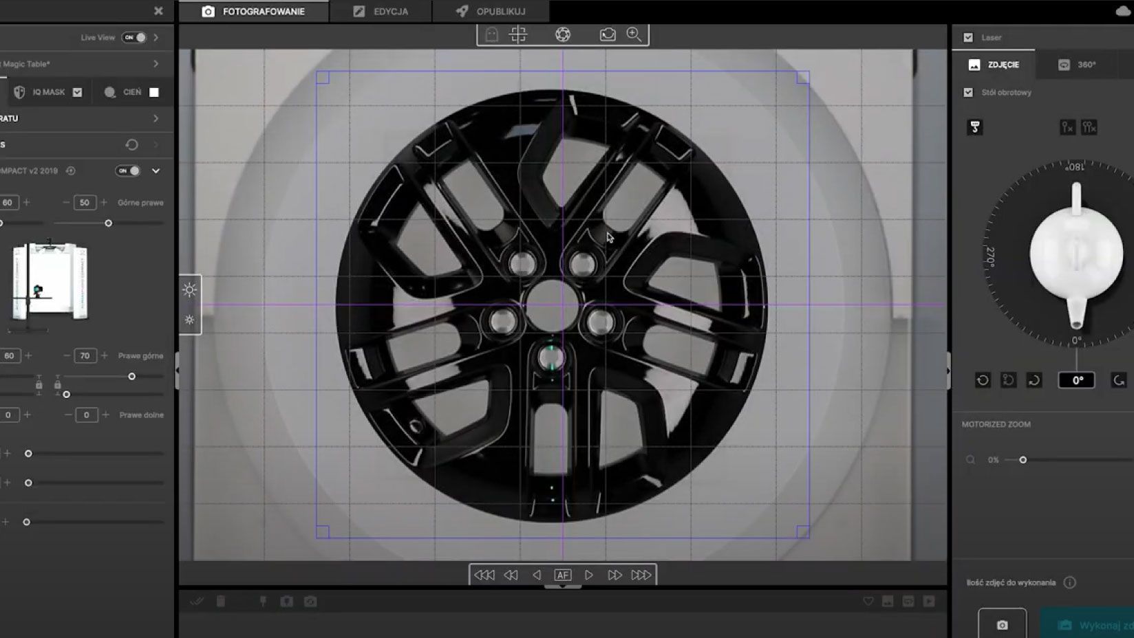 Software and hardware for automotive photography