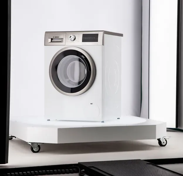 Bosch washing machine studio photo shoot