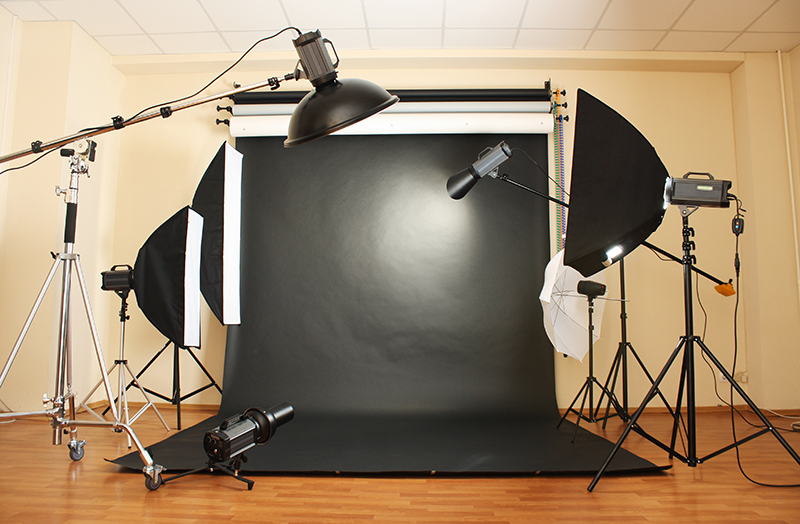 Black background for product photography