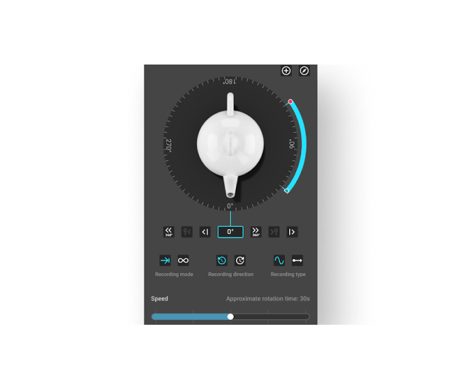 soft interface - turntable speed control in micro v2