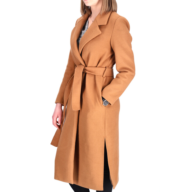 model in a coat